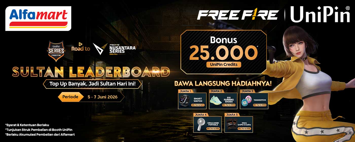 Sultan Leaderboard Hadir di Grand Final UniPin Series! Top Up Banyak, Jadi Sultan Hari Ini!